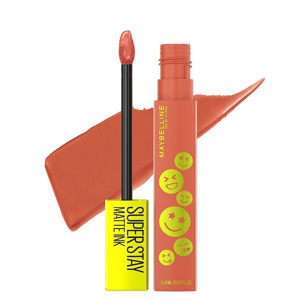 Maybelline Super Stay Matte Ink Lipstick #430 Meditator with Emojis